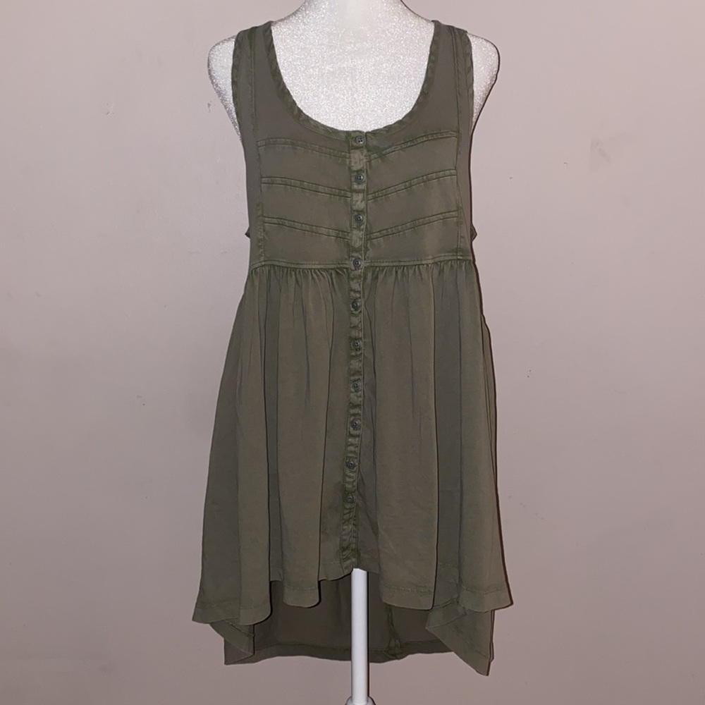Free People Brooke Tunic - Washed Green